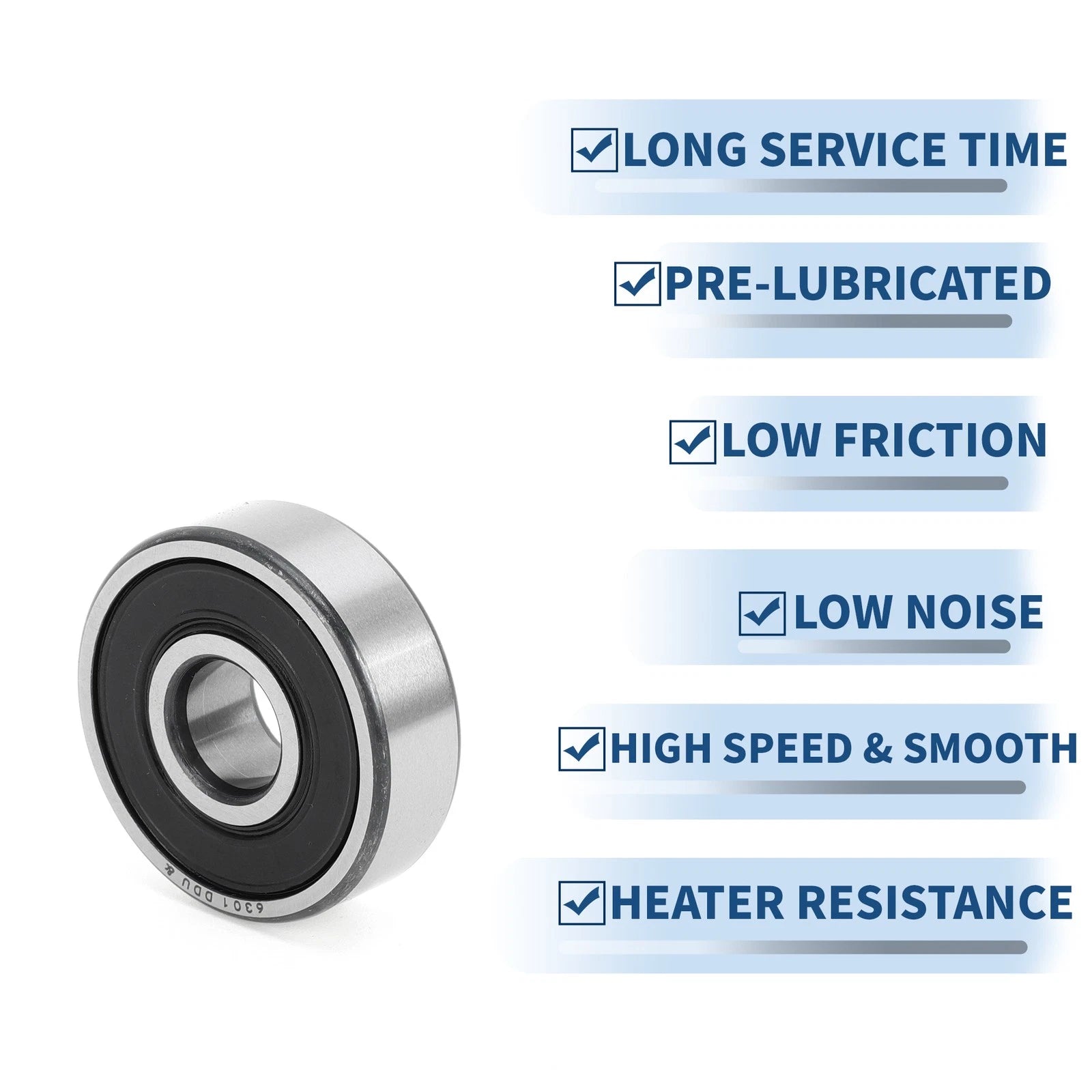Deep Groove Ball Bearing 12x37x12mm for Scooter Skateboard (1 Pc)