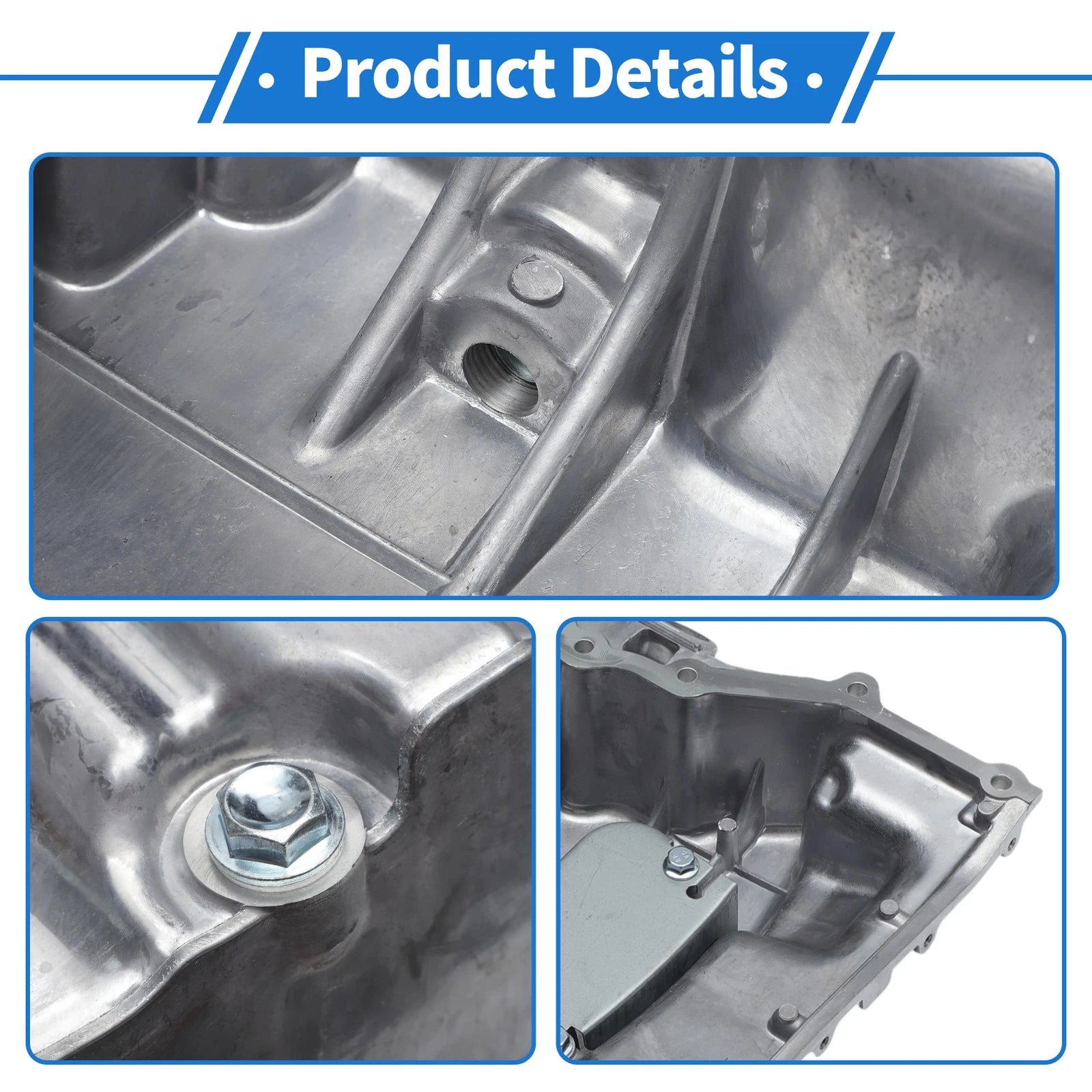 Engine Oil Pan for Ford Fusion L4 2.3L (2006–2010) No.6M8G6675AC