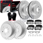 Drilled Rotors & Brake Pads for Lexus RX330 (2004–2006) RX400h (2006–2008)