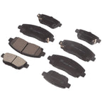 Set of 8 Ceramic Brake Pads for Honda Ridgeline Acura TL (2006–2014)