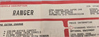 Original Dealer Window Sticker for Ford Ranger 4X4 1994 (C41853)