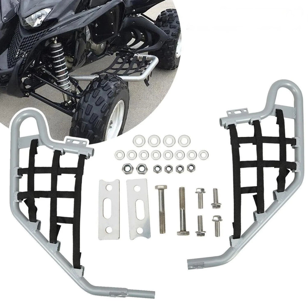 Set of 2 Silver Nerf Bars for Honda TRX 700XX (2008–2009)