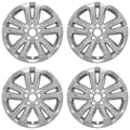 4 CHROME 17" Wheel Skins Full Covers Hub Caps for 2015 16 2017 Chrysler 200