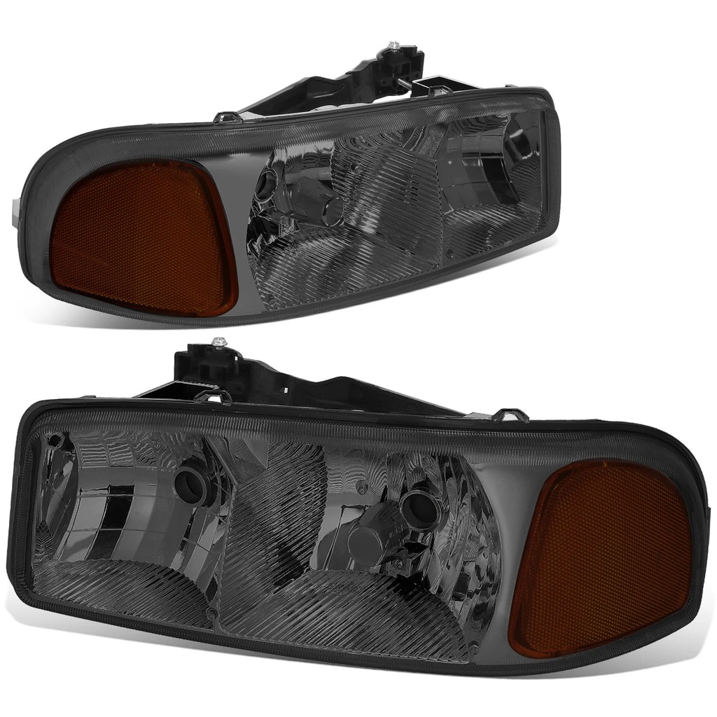 Smoked Corner Headlight Lamps for GMC Sierra 1500 Yukon (1999–2007)