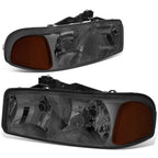 Smoked Corner Headlight Lamps for GMC Sierra 1500 Yukon (1999–2007)