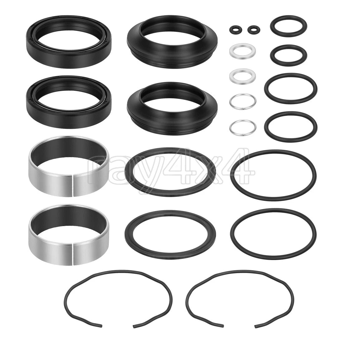 Front Fork Bushing Dust Oil Seals Kit for Suzuki GSXR 600 GSXR 750 (2004–2005)