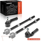 Set of 4 Inner & Outer Tie Rod Ends for Ford Escape (2013–2019) Focus (2012–2018) C-Max