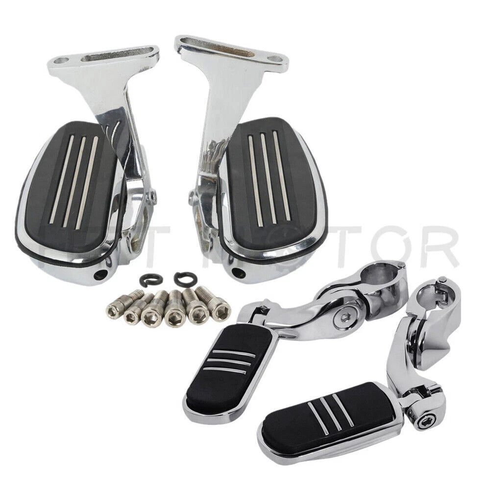 1 1/4'' Highway Foot Pegs & Floor Boards for Harley Davidson Touring (1993–2018)