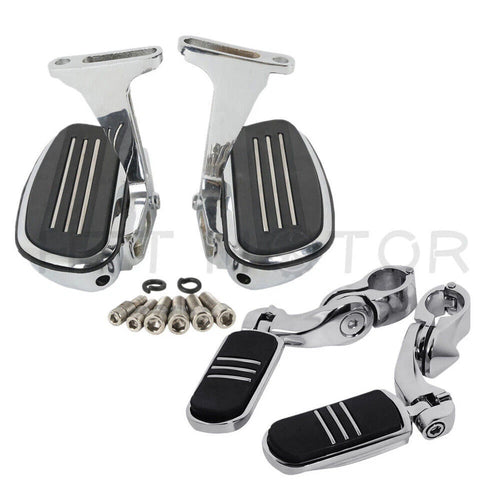 1 1/4'' Highway Foot Pegs & Floor Boards for Harley Davidson Touring (1993–2018)