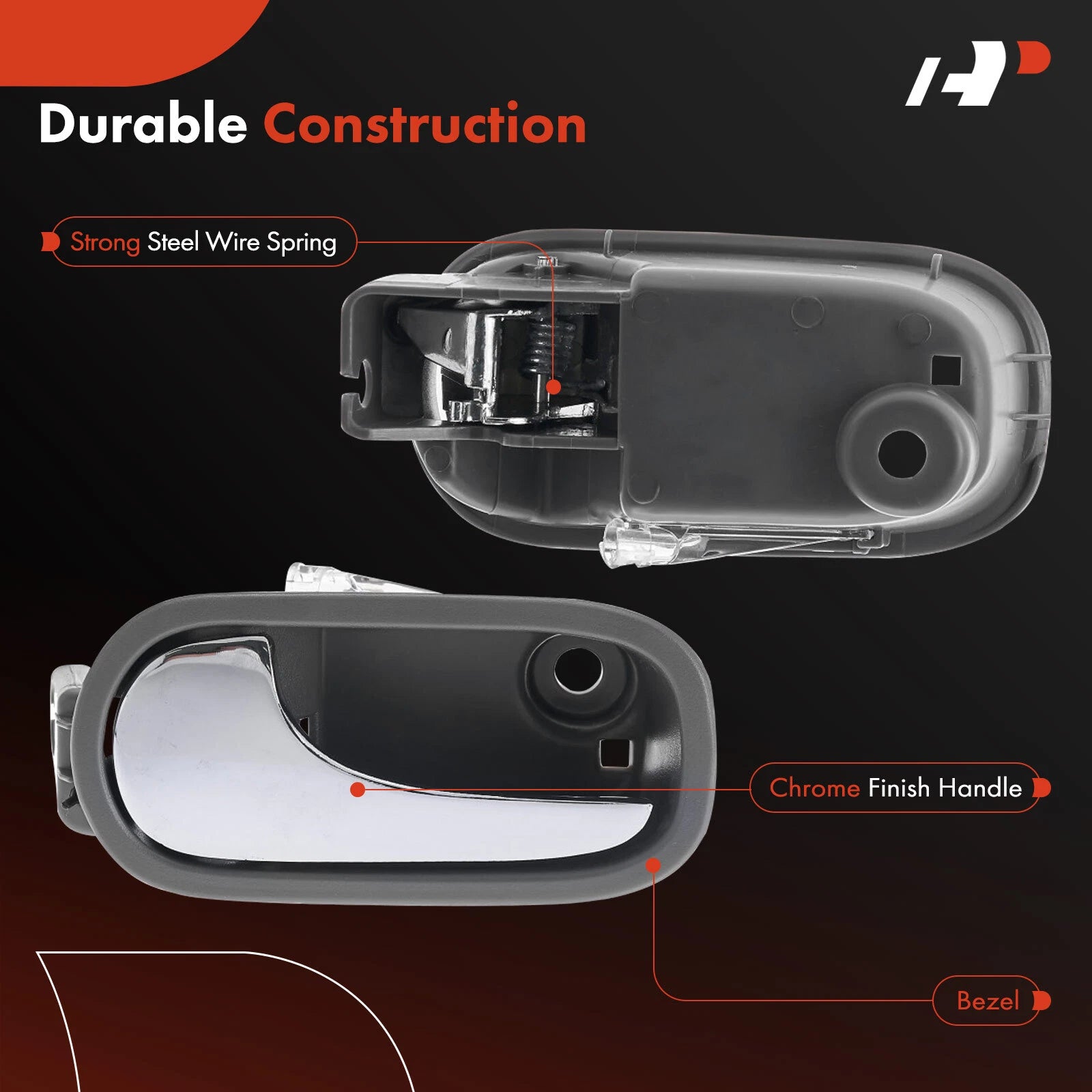 Front Left Interior Door Handle with LED for Chevy Malibu (2008-2012)