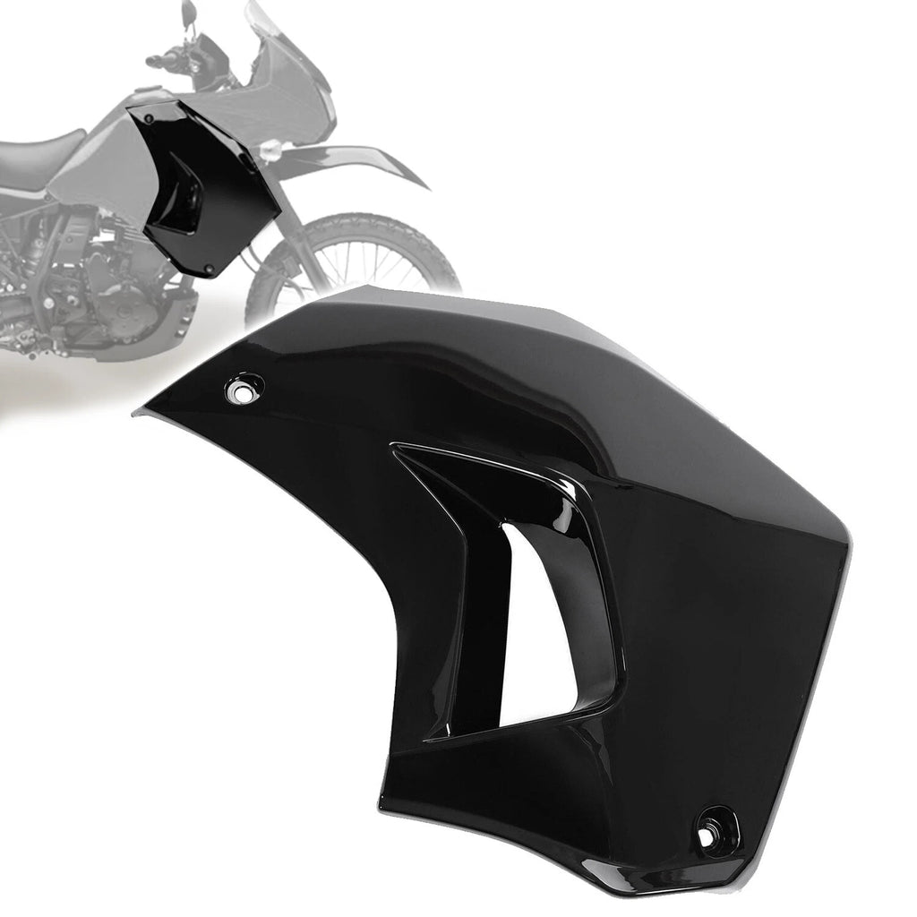 Right Side Radiator Shroud for Kawasaki KLR650 (2008–2018) Black Painted