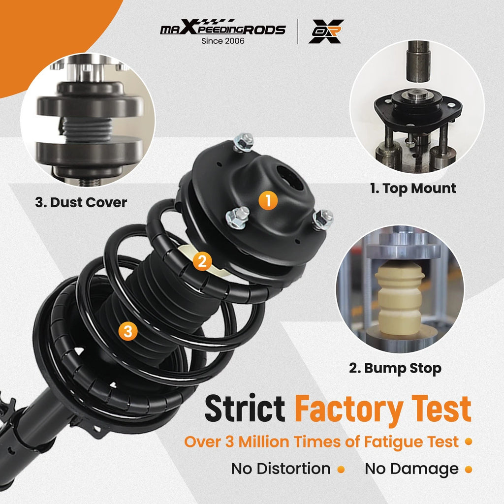 Set of 4 Strut Spring Assemblies for Toyota Solara Camry 1997–2003