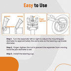 Universal Bearing Cup Remover Installer for 3-5/8"-6-1/2" OD (11000-50000lbs)