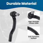 2X Front Outer Tie Rod Ends for Infiniti EX35 G37 M37 M45 Q50 QX50 Nissan 370Z