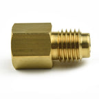 R134A R12 AC Coupling Adaptor Tool 1/2 ACME Male to 1/4 SAE
