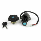 Ignition Switch Gas Cap Cover Lock Key Set for Yamaha XT600 TW200 XT225 (1983–2007)