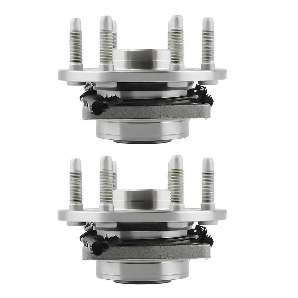 4WD Front Wheel Bearing + Hub Bolt for Cadillac Escalade Chevrolet Suburban