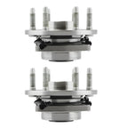 4WD Front Wheel Bearing + Hub Bolt for Cadillac Escalade Chevrolet Suburban