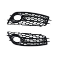 Pair Fog Grille Cover for Audi A4 (2008–2012) 8K0807681C01C