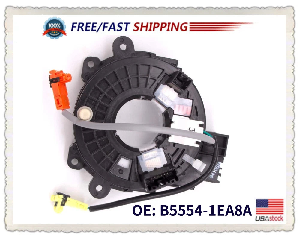 Spiral Cable Clock Spring B5554-1EA8A for Nissan Murano 370Z (2009–2018)