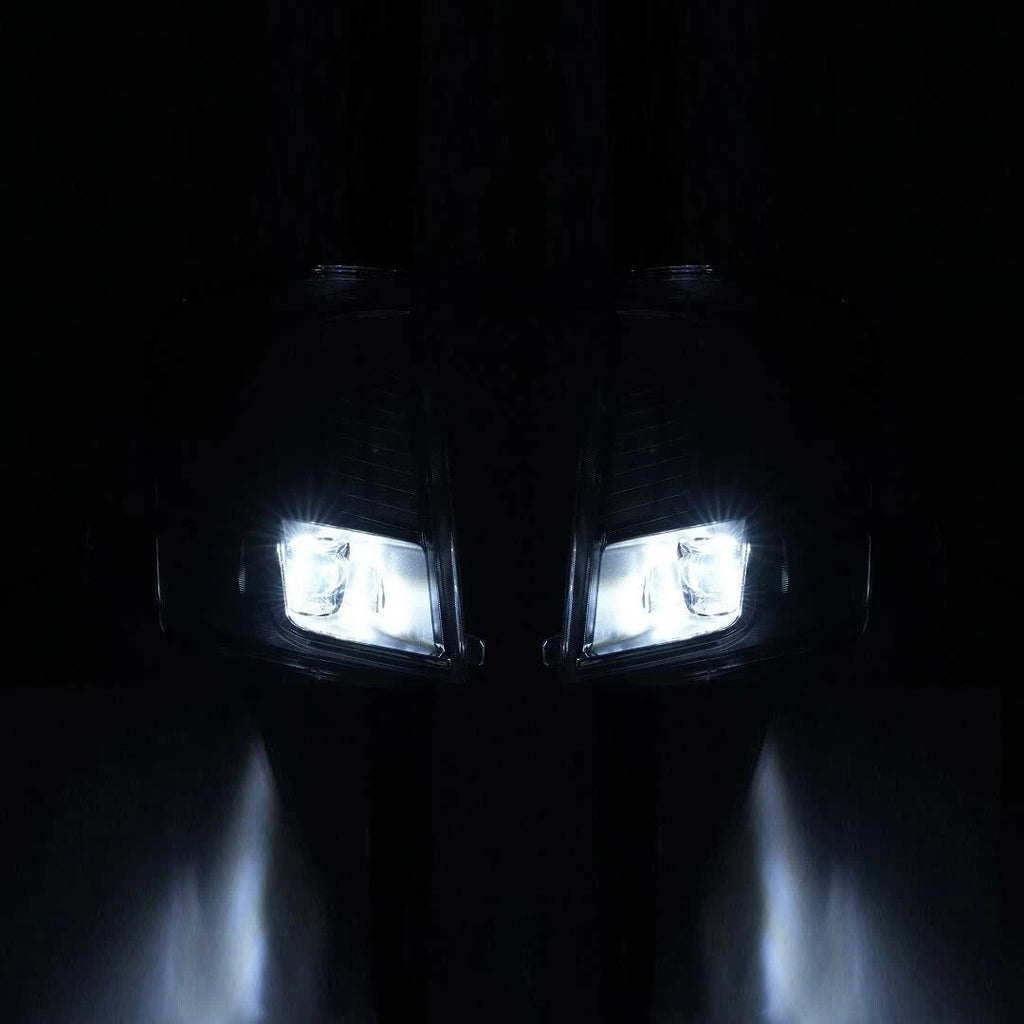 2X Clear LED Front Bumper Fog Lights for Ford Edge (2019-2024)
