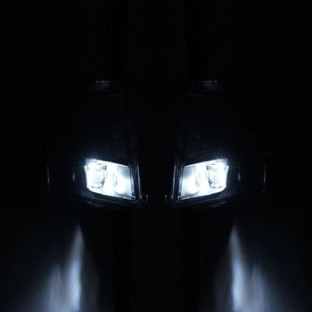 2X Clear LED Front Bumper Fog Lights for Ford Edge (2019-2024)