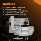 Starter for Chrysler 300, Dodge Challenger, Charger, Magnum V8 (2005-2020)