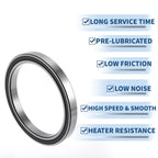 Deep Groove Ball Bearing 100x125x13mm for Scooter Skateboard (6820DD)