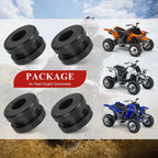 4 x Rubber Heel Guard Grommets for Yamaha Warrior Banshee Blaster (1987–2006)