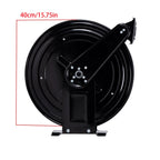 Heavy Duty Steel Power Washer Hose Reel for Auto-Retractable Use (50FT)