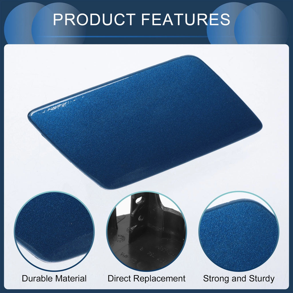 Front Right Washer Nozzle Cover Cap for Audi Q5 S-Line (2018–2020) Blue
