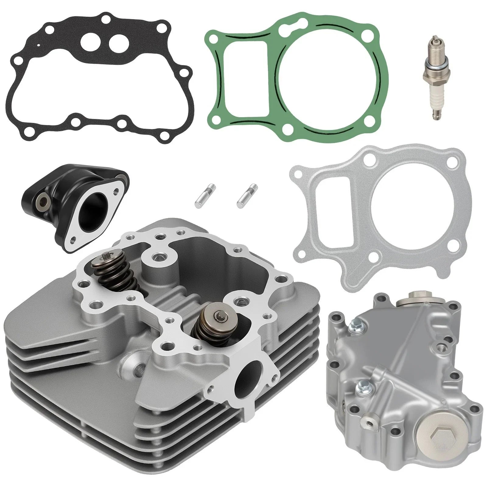 Cylinder Head w/ Cover Gasket for Honda Recon ES TRX250TE/TRX250TM(2002–2014)