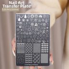 Nail Stamping Plate for DIY (14.5 cm x 9.5 cm)