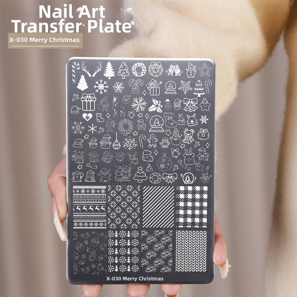 Nail Stamping Plate for DIY (14.5 cm x 9.5 cm)