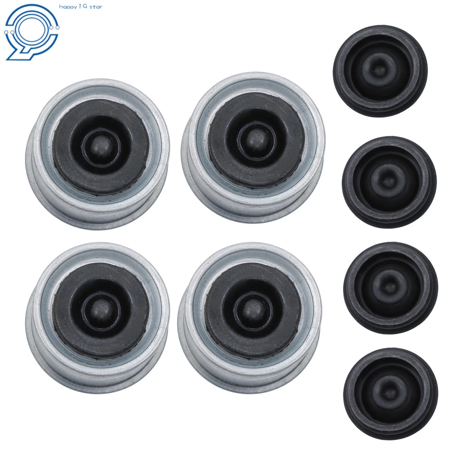 Set of 2 Trailer Hub Kits for 2000 lbs Axle (5 on 4.5")