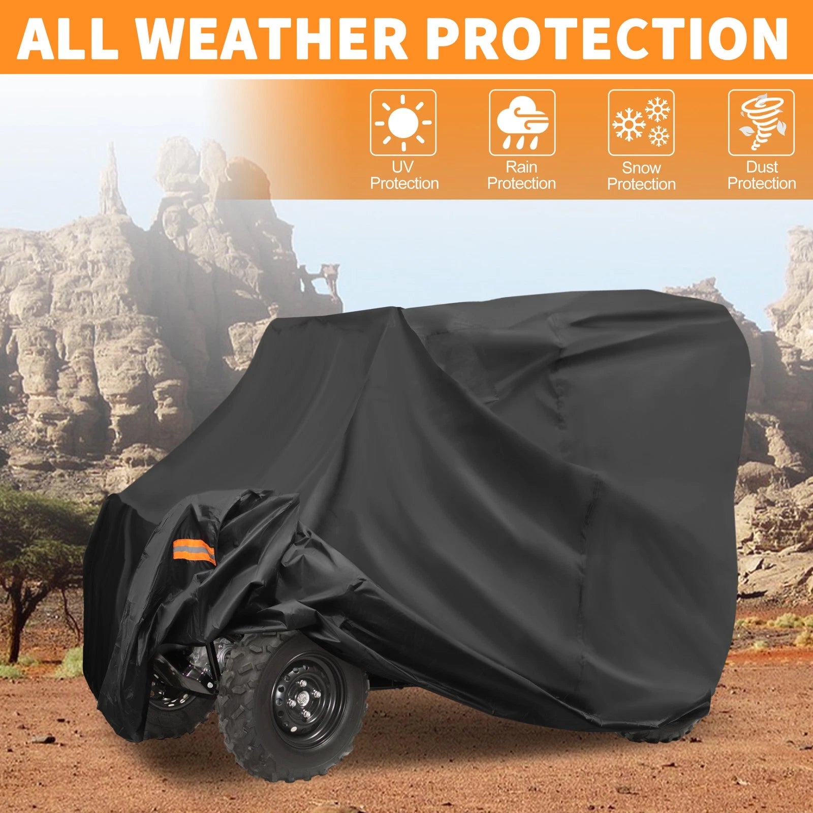 Waterproof UTV Cover for Honda Pioneer 700 (2014–2023) 210D-PU
