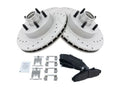 Front Brake Pad and Rotor Kit for Mazda B4000 RWD (1998–2000) SD582YB