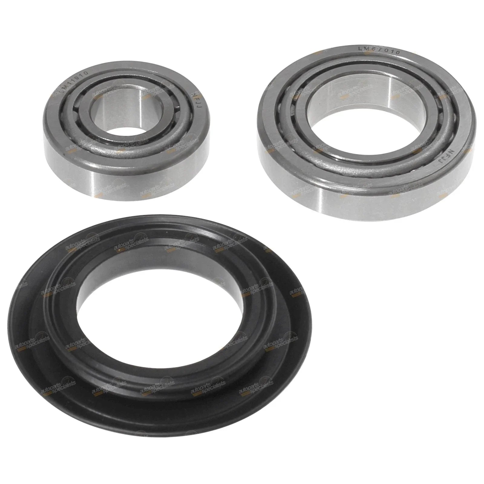 Front Inner + Outer Wheel Bearing + Cone + Seal 1 x for Make Model