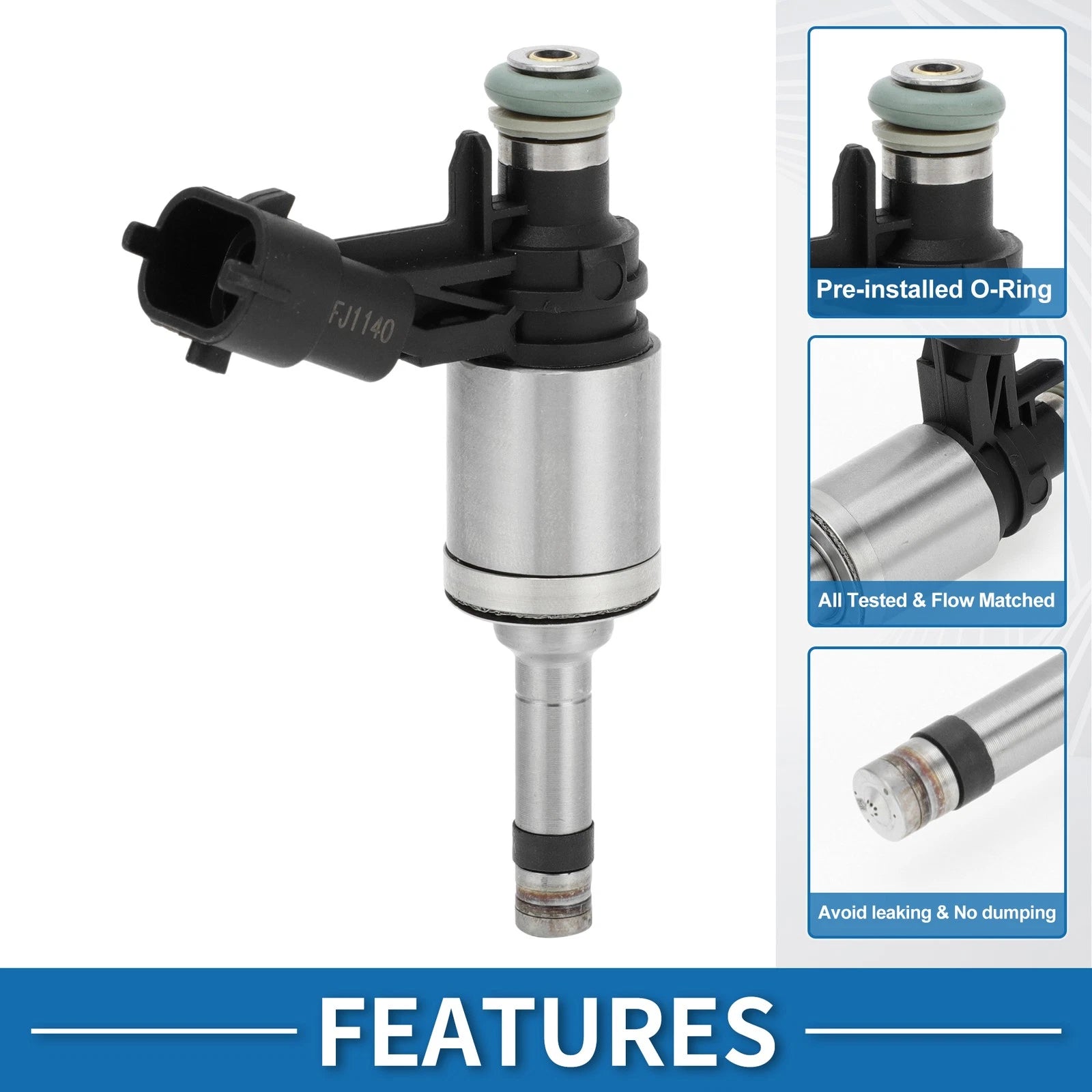 Fuel Injector No.BB5Z9F593A for Ford Edge Limited (2012–2014) 2.0L