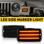 LED Side Marker Lights for Jeep Wrangler TJ (1997–2006)