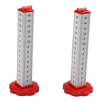2X Four Sided Scale Leveling Rulers for Accurate Floor and Ceiling Work