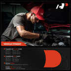 2X Hood Hinge for Chevy Silverado 1500, GMC Sierra (2007â2013)