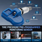 4X TPMS Tire Pressure Sensor for Nissan Quest (2006–2009) 40700-1AA0B