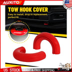 2X Red D-Ring Tow Hook Cover for Ford F150 (2004–2024)