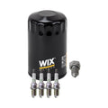 Wix Engine Oil Filter & NGK 4 Platinum Spark Plugs for VW Beetle Golf