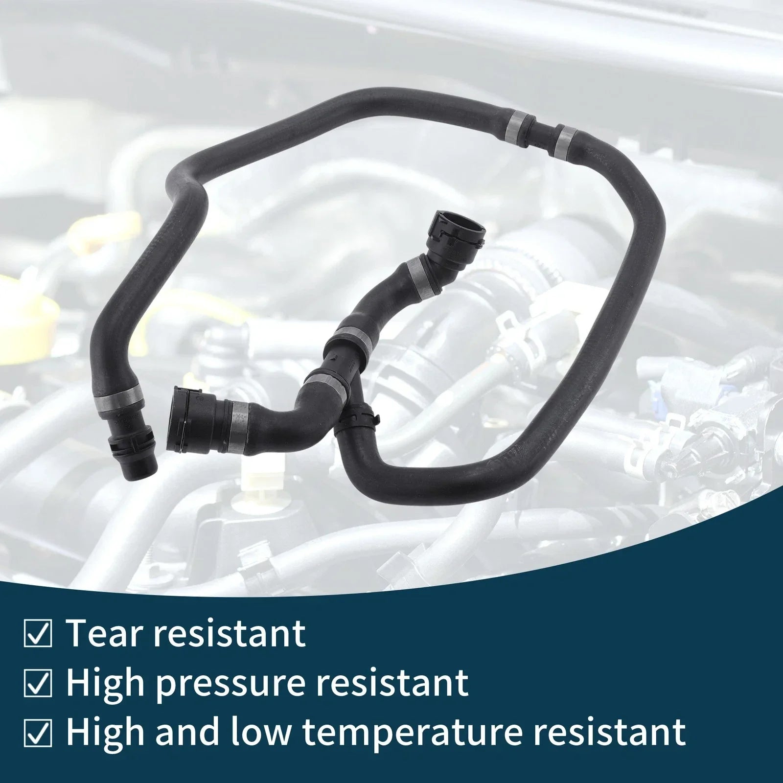 Radiator Hose Coolant Pipe for BMW 5 Series (2004 - 2010)