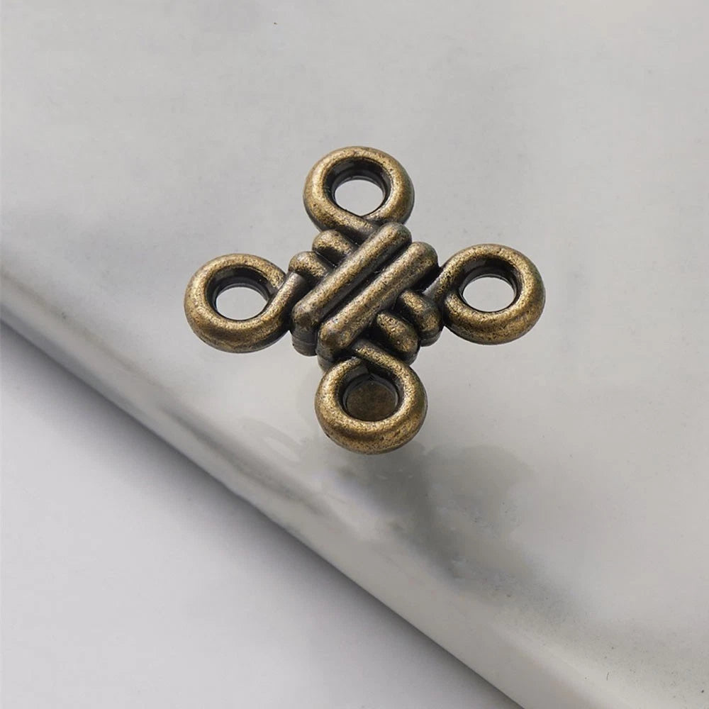 2X Antique Bronze Drawer Door Knob Pulls Hardware for Furniture