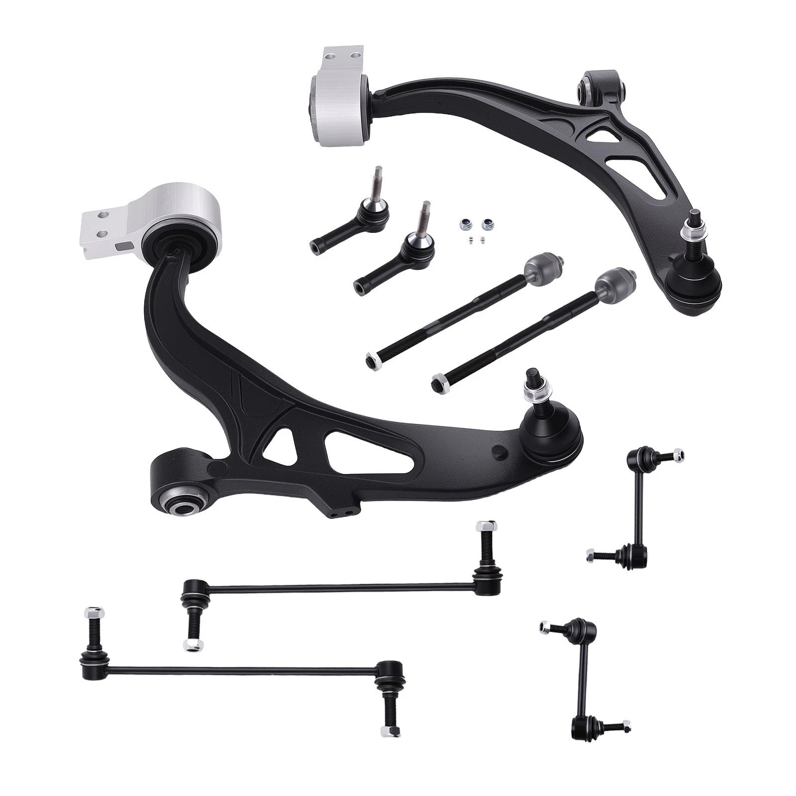 10x Front Suspension Lower Control Arms Kit for Ford Explorer (2011–2019) K750394