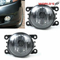 Set of 2 Driving Fog Light Lamp Housing for Acura Ford Honda Nissan Subaru