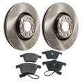 Front Brake Disc Rotors and Pads Kit for Audi Allroad Quattro A6 (2002–2004)